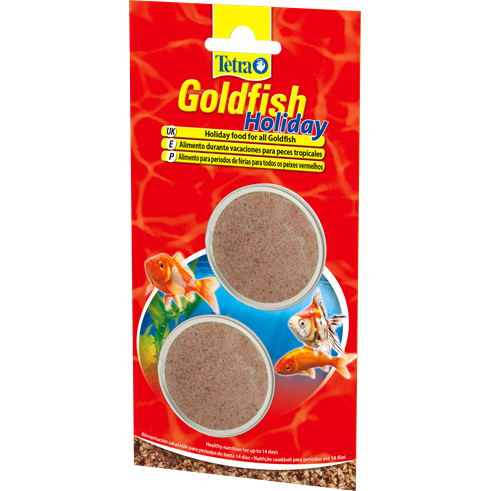 Tetra goldfish holiday food