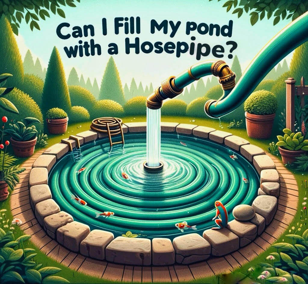 Can i fill my pond with a Hosepipe blog