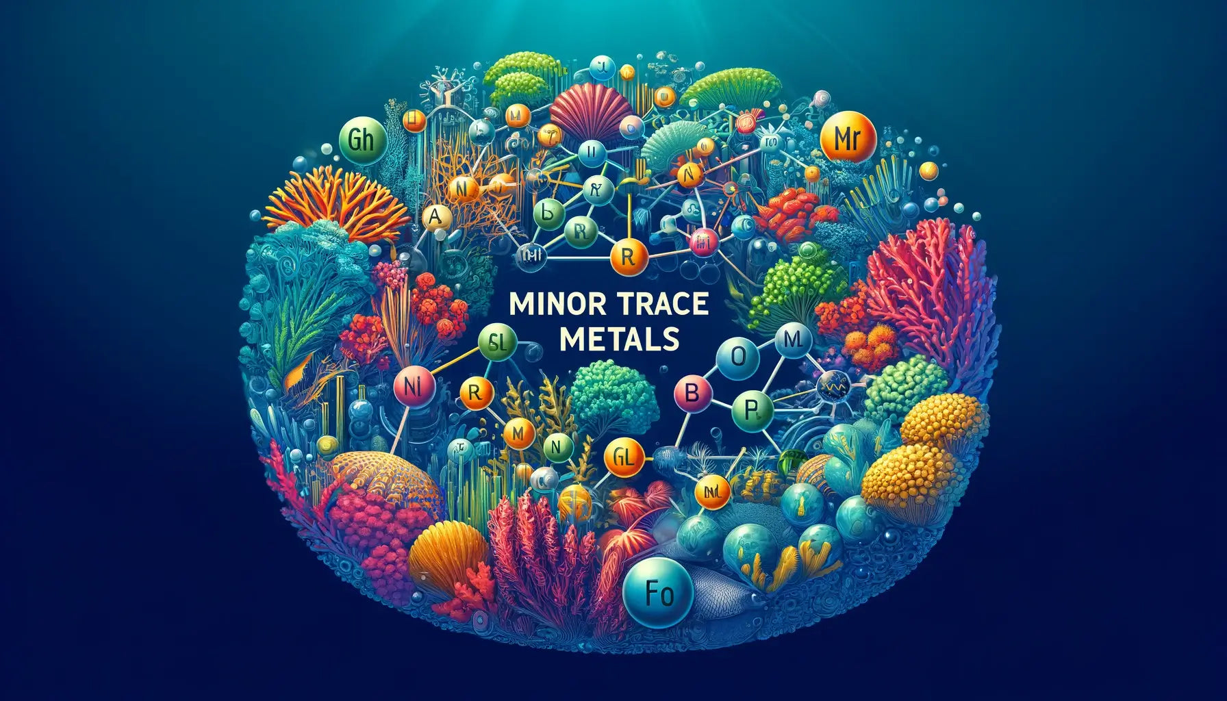 Minor trace metals in reef