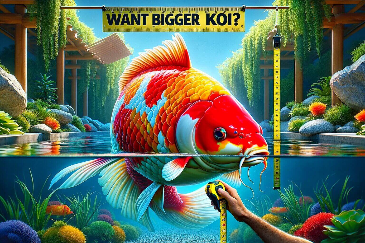 How to Make Your Koi Grow Faster and More Colourful